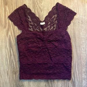 Garage Top with Lace